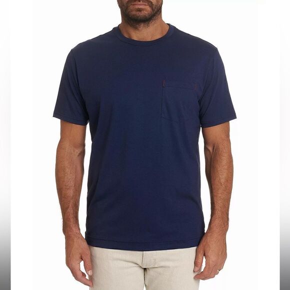 Robert Graham
Myles Cotton-Blend Pocket Tee - Picture 1 of 5